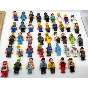 Bundle Lot of 43 Block Tech Menards Mini Brick Figs Figures Toys Collectible